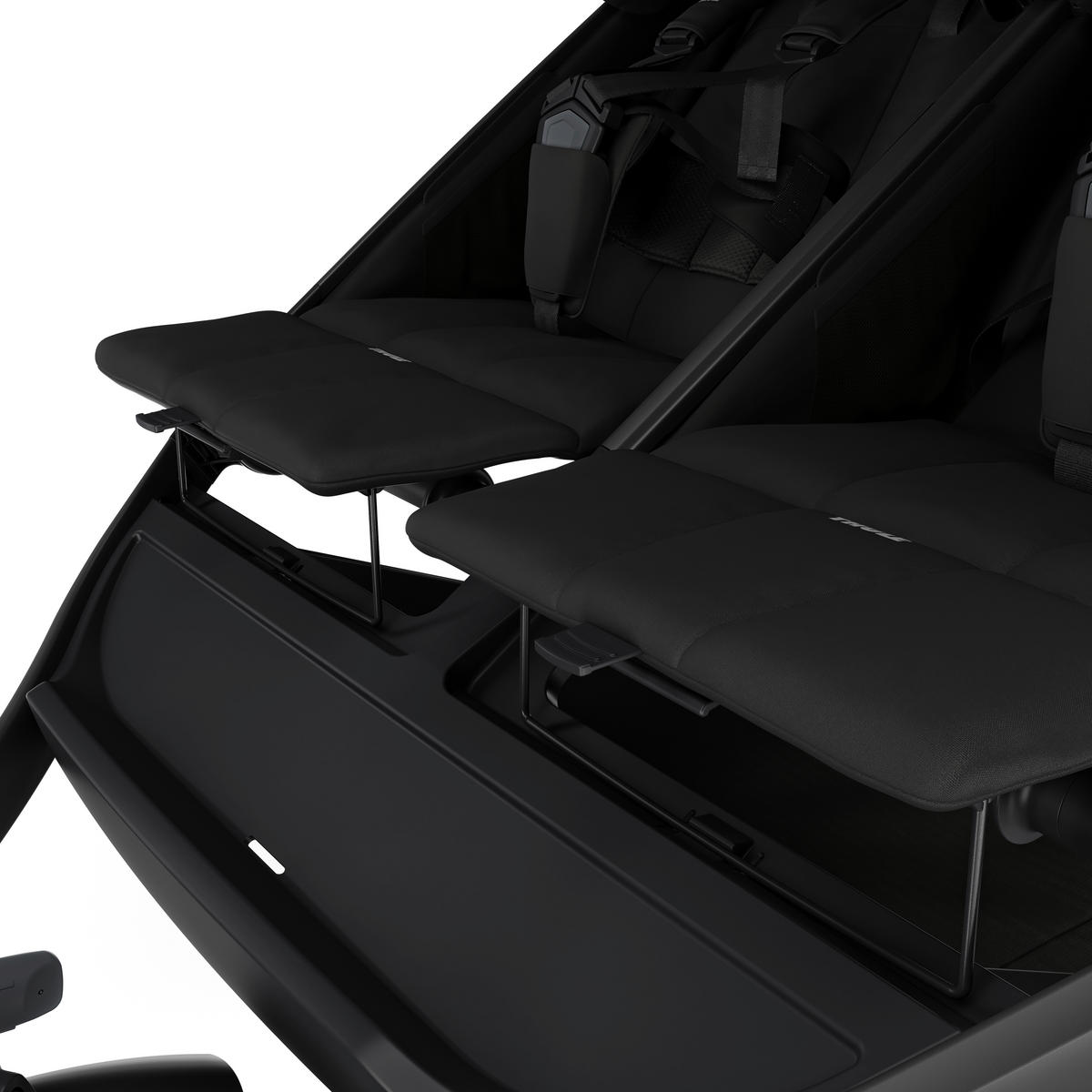 GESCHWISTERWAGEN Urban Glide 3 Double  - Schwarz, Basics, Textil/Metall (95,9/38,3/85,6cm) - Thule