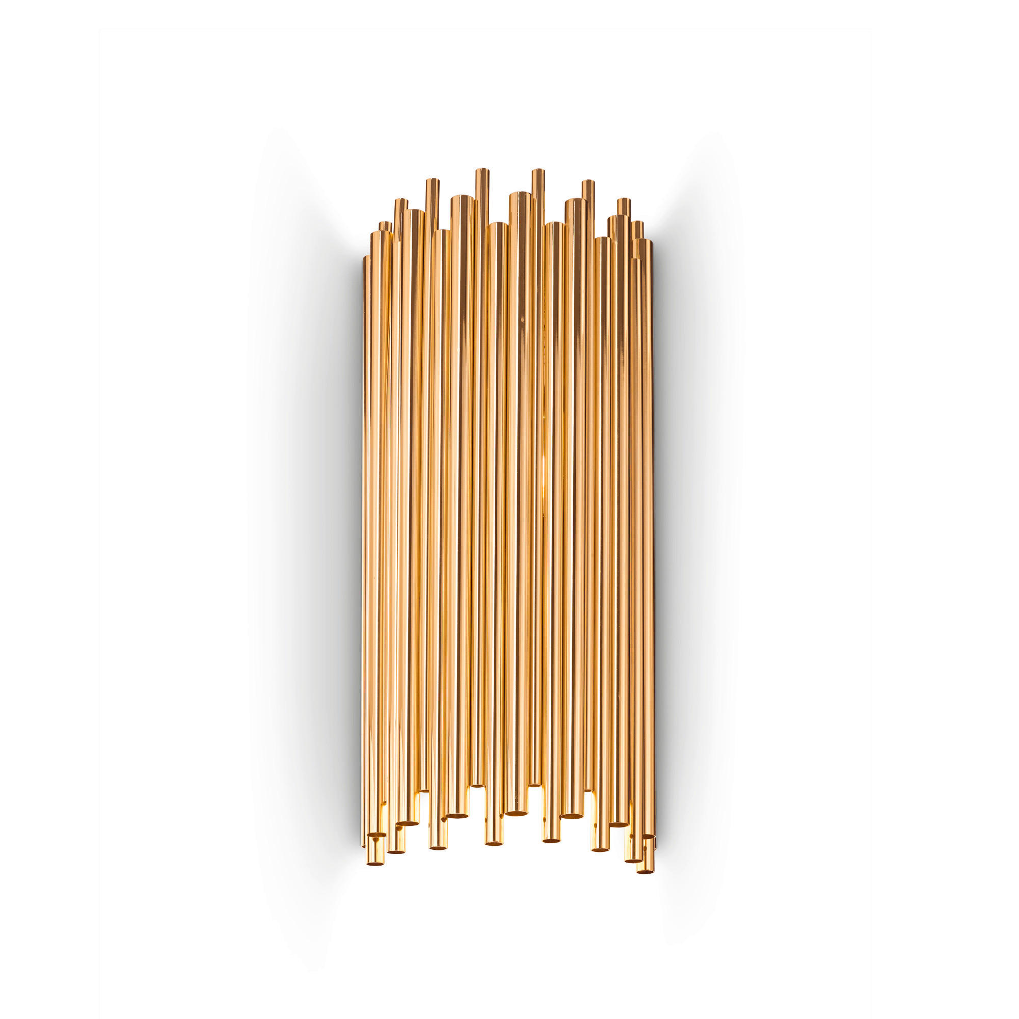 WANDLEUCHTE Pan 25/17/58 cm   - Goldfarben, KONVENTIONELL, Metall (25/17/58cm) - Ideal Lux