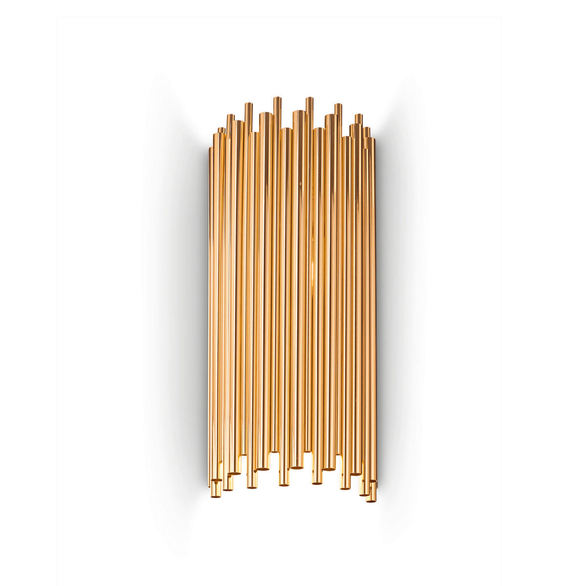 WANDLEUCHTE Pan 25/17/58 cm   - Goldfarben, KONVENTIONELL, Metall (25/17/58cm) - Ideal Lux