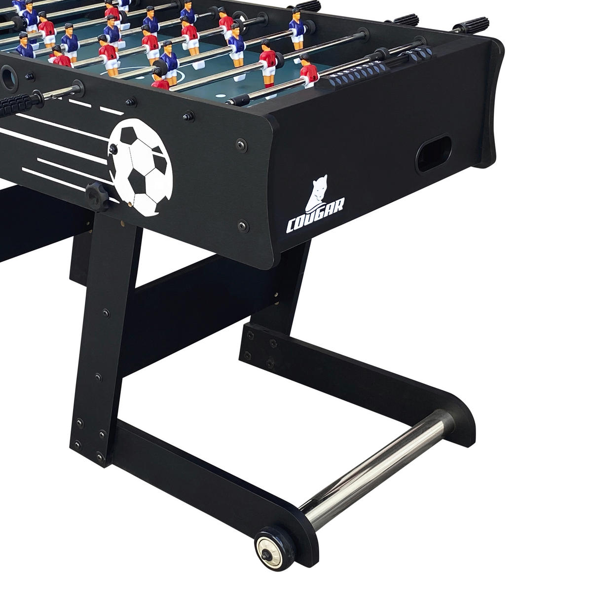SCORPION KICK TS FUßBALLTISCH - Schwarz, KONVENTIONELL, Holz (61/81/122cm) - Ambia Garden