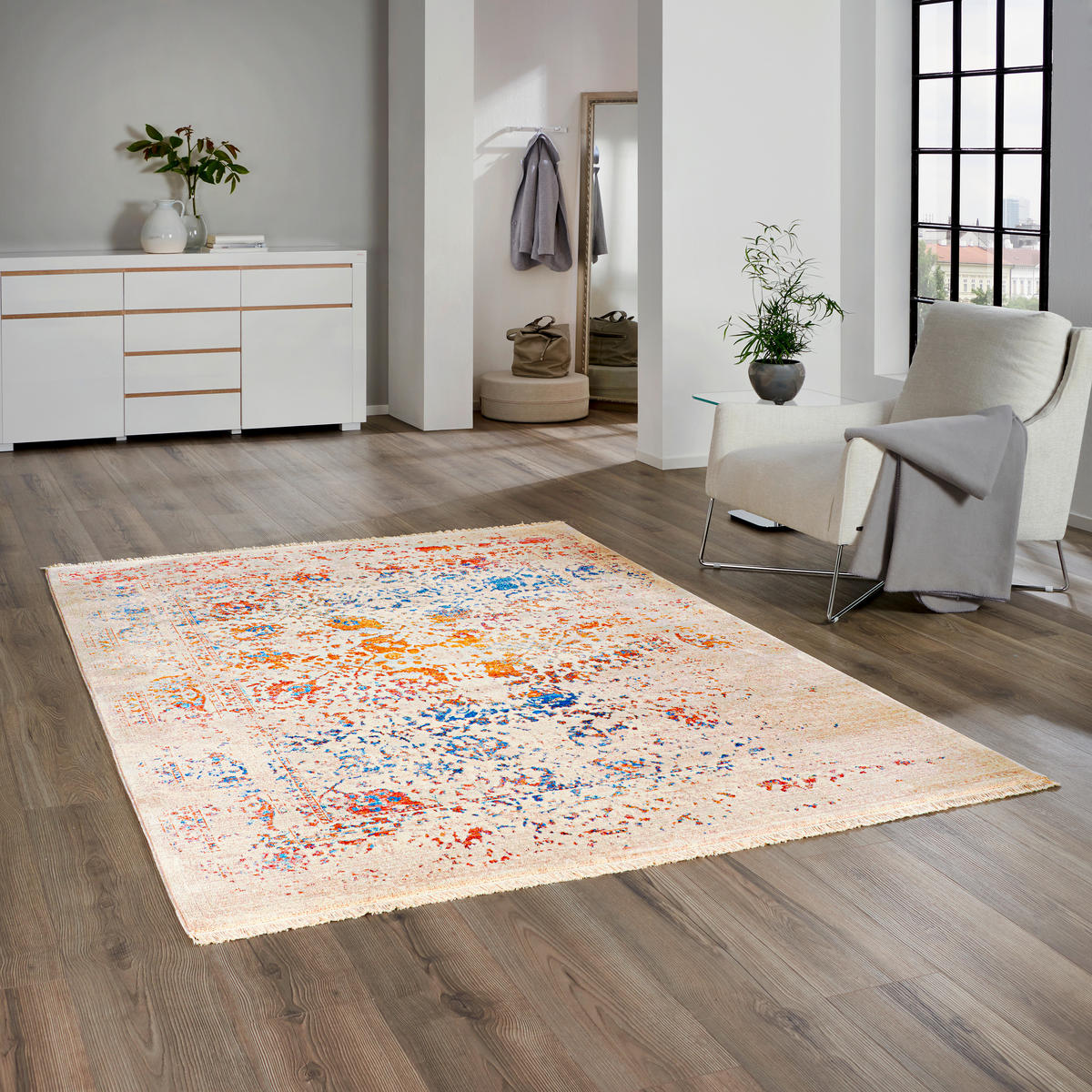VINTAGE-TEPPICH 160/235 cm Samarkand Creme  - Creme, LIFESTYLE, Textil (160/235cm) - Novel
