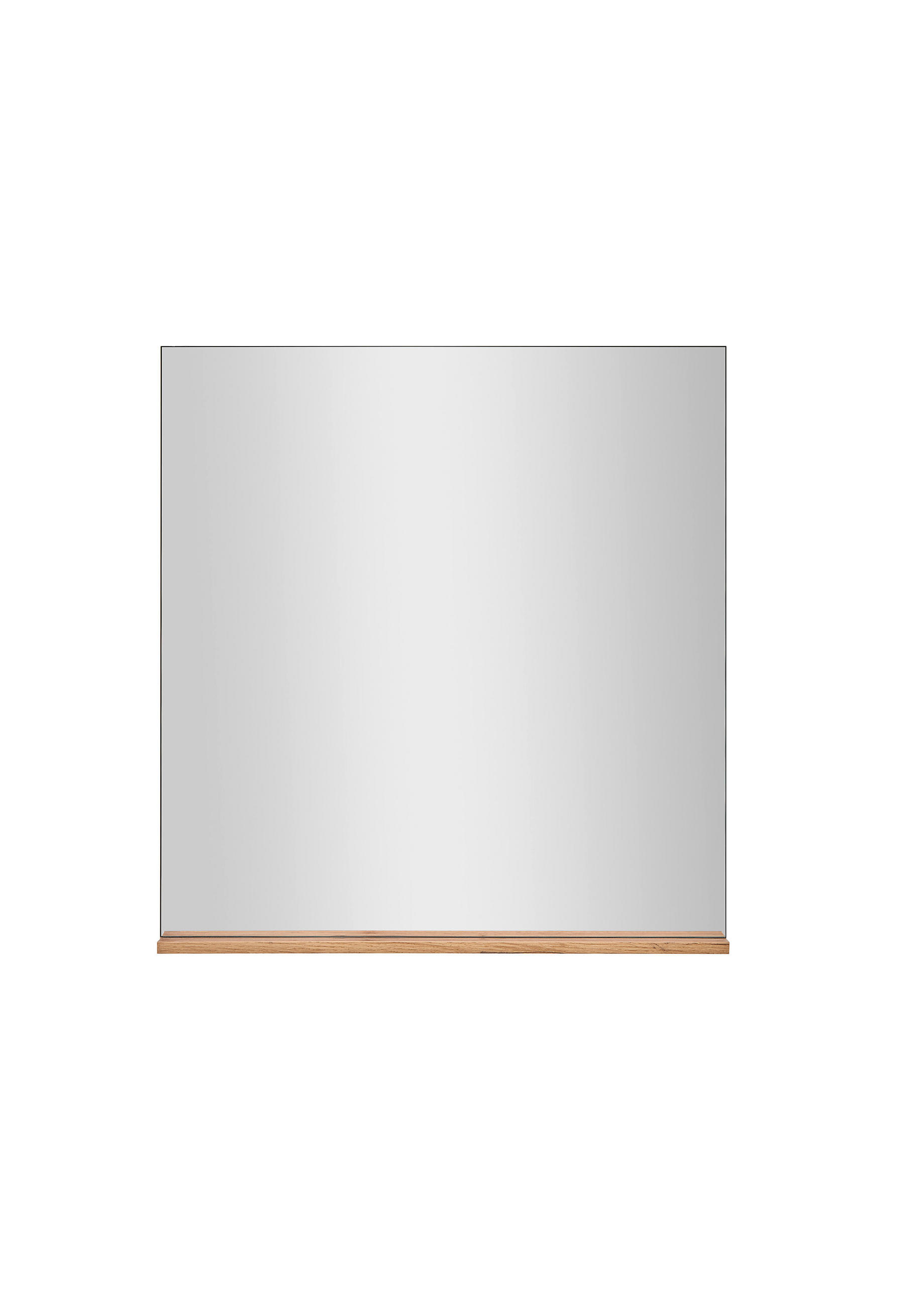 WANDSPIEGEL 75/80/10 cm    in rechteckig  - Eiche Wotan, Design, Glas/Holzwerkstoff (75/80/10cm) - Modante