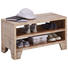 GARDEROBENBANK 80/45/40 cm - Naturfarben/Weiß, LIFESTYLE, Holz (80/45/40cm) - Landscape GARDEROBENBANK 80/45/40 cm - Naturfarben/Weiß, LIFESTYLE, Holz (80/45/40cm) - Landscape