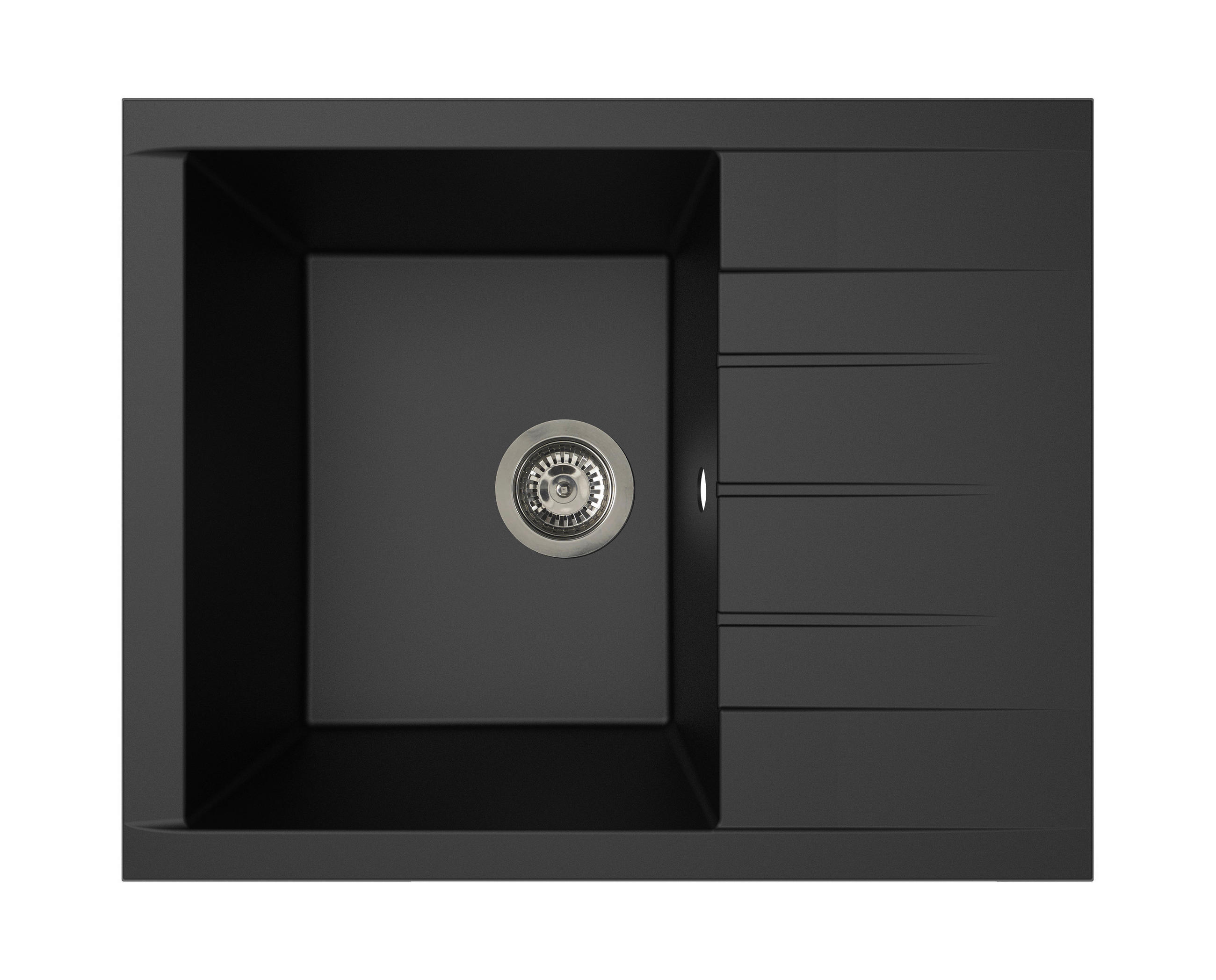 DISKHO 175000000283  - svart, Basics, glas/plast (62/21/50cm) - Respekta