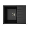 SPÜLE 175000000283  - Schwarz, Basics, Glas/Kunststoff (62/21/50cm) - Respekta