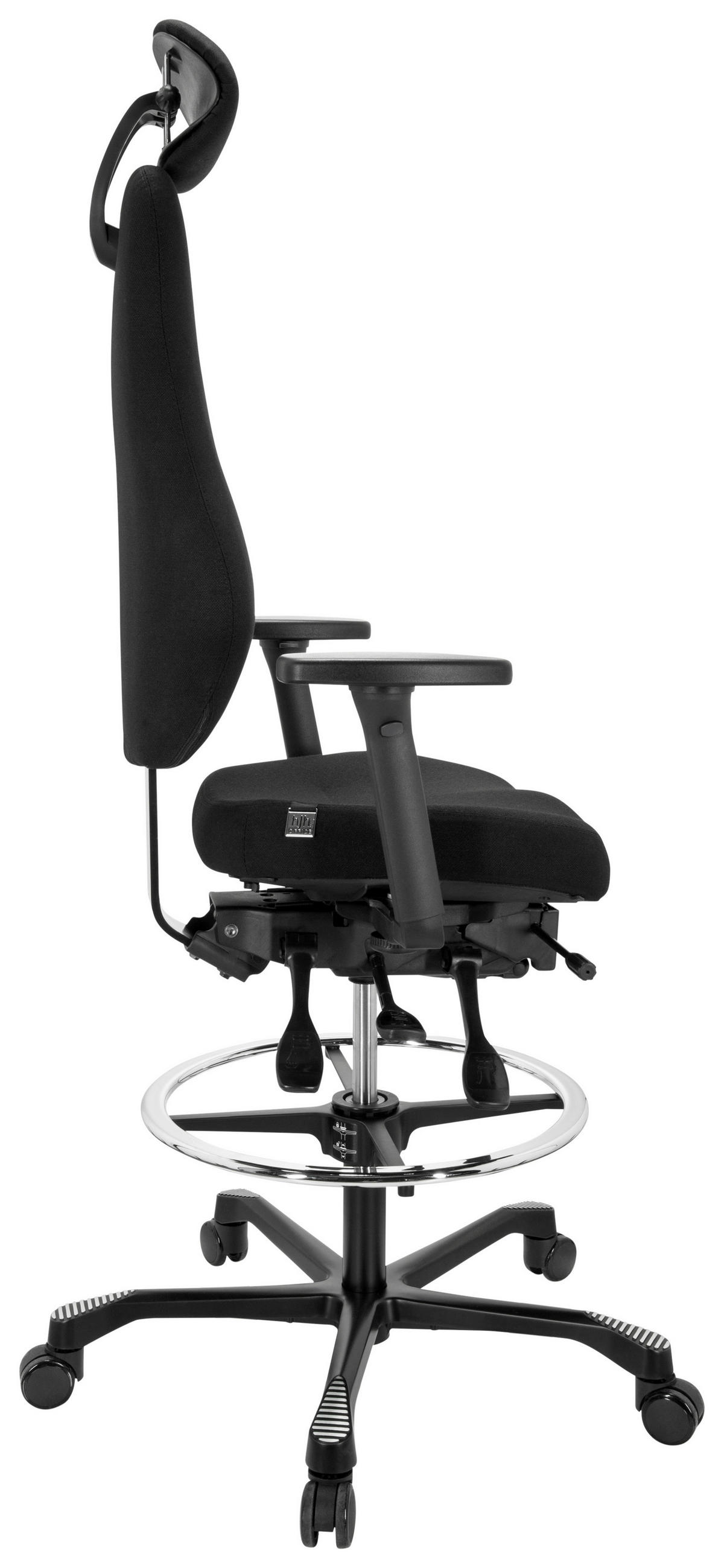 SNURRSTOL  i flatväv svart  - svart, Basics, metall/textil (70/126/54cm) - MID.YOU