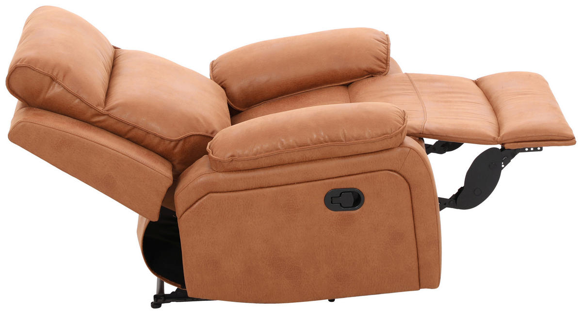SITZGARNITUR Mikrofaser Cappuccino  - Schwarz/Cappuccino, Design, Holz/Kunststoff (215/101/97cm) - Livetastic
