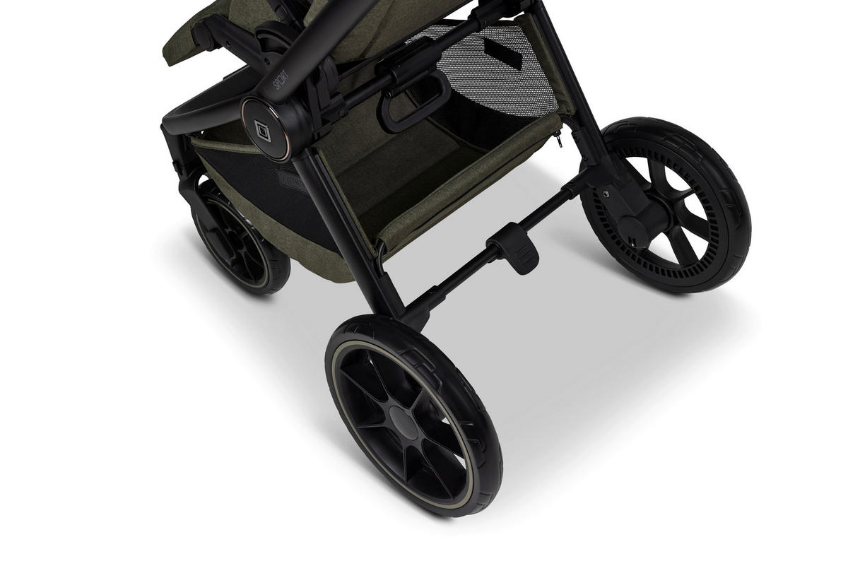 KIŠOBRAN KOLICA  Sport  - maslinasto zelena/crna, Basics, tekstil (95/57/105cm) - Moon