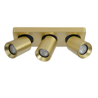 LED-STRAHLER Nigel 30/10/11.5 cm  - Messingfarben, KONVENTIONELL, Metall (30/10/11.5cm) - Lucide