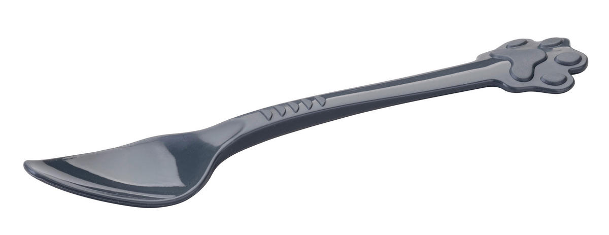 LÖFFEL  - Dunkelgrau, KONVENTIONELL, Kunststoff (21cm) - Fackelmann