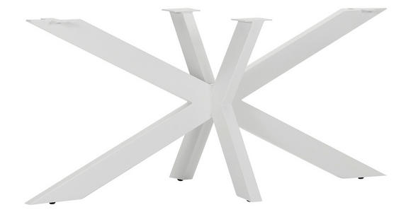 TISCHGESTELL Weiß   - Weiß, Design, Metall (163/72/73cm) - Landscape