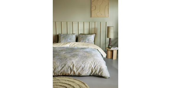 WENDEBETTWÄSCHE Siala Satin 140/200 cm  - Grün, KONVENTIONELL, Textil (140/200cm) - Novel