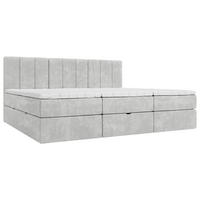 FAMILIENBETT - Hellgrau/Schwarz, Design, Holzwerkstoff/Kunststoff (210/200cm) - Esposa