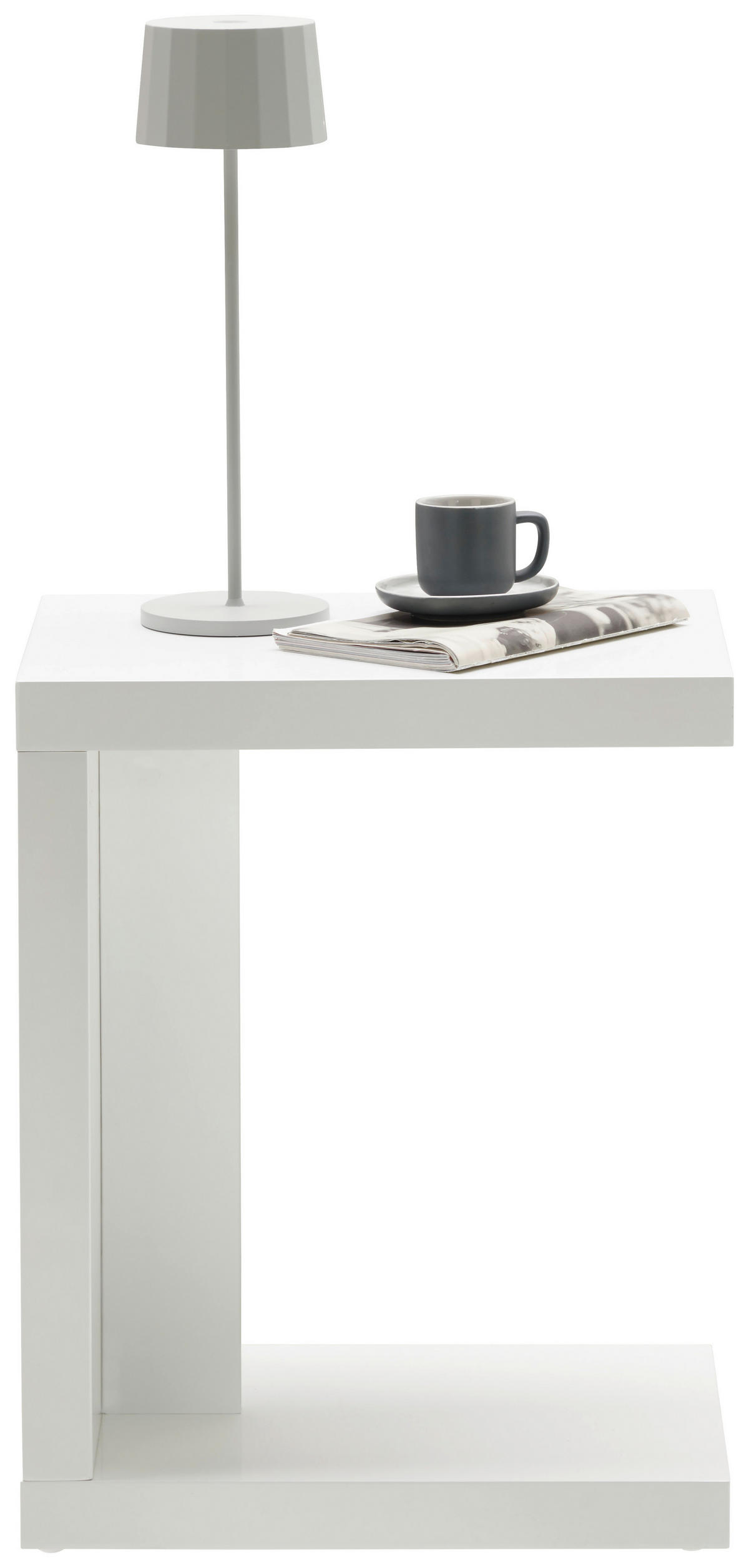 BEISTELLTISCH in Holzwerkstoff 40/30/50 cm  - Weiss, Design, Holzwerkstoff (40/30/50cm) - Xora