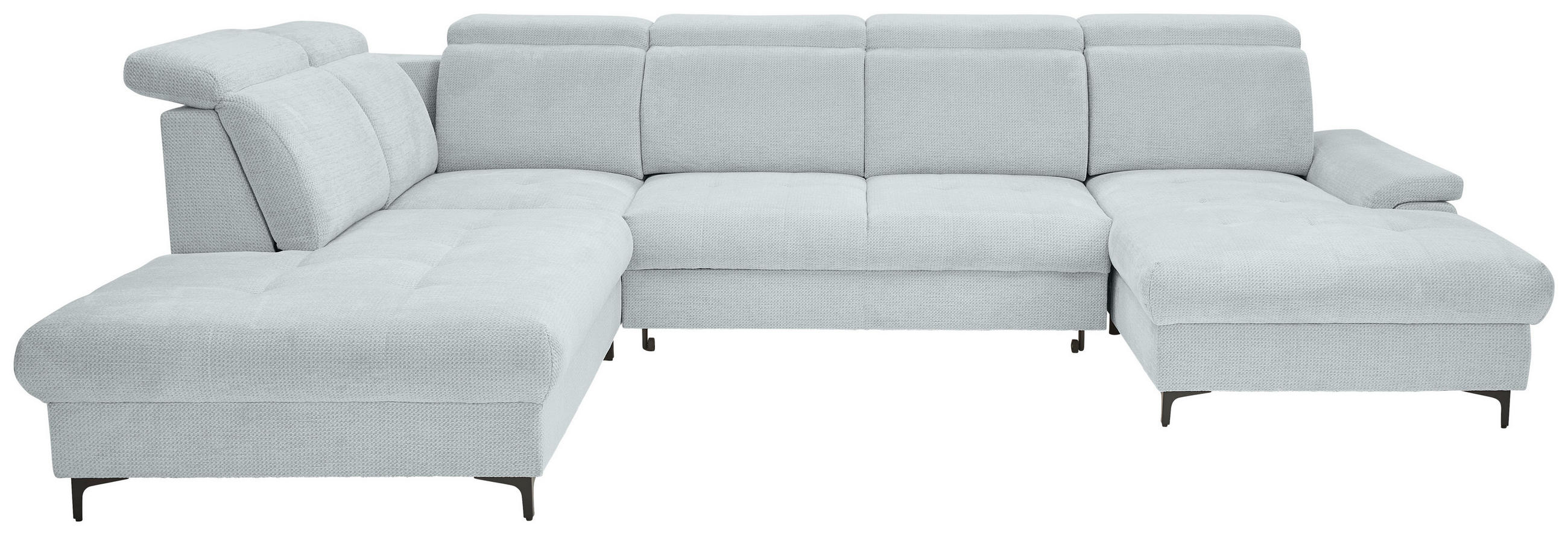 Stylife Wohnlandschaft Hellgrau 364x270 cm