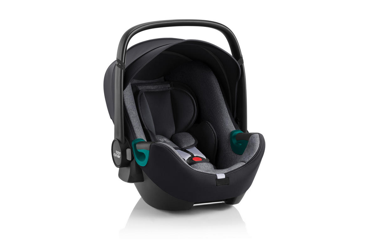 BABYSCHALE Baby-Safe 3 i-Size Graphite Marble   - Dunkelgrau/Graphitfarben, Basics, Kunststoff/Textil (44/58/67cm) - Britax Römer