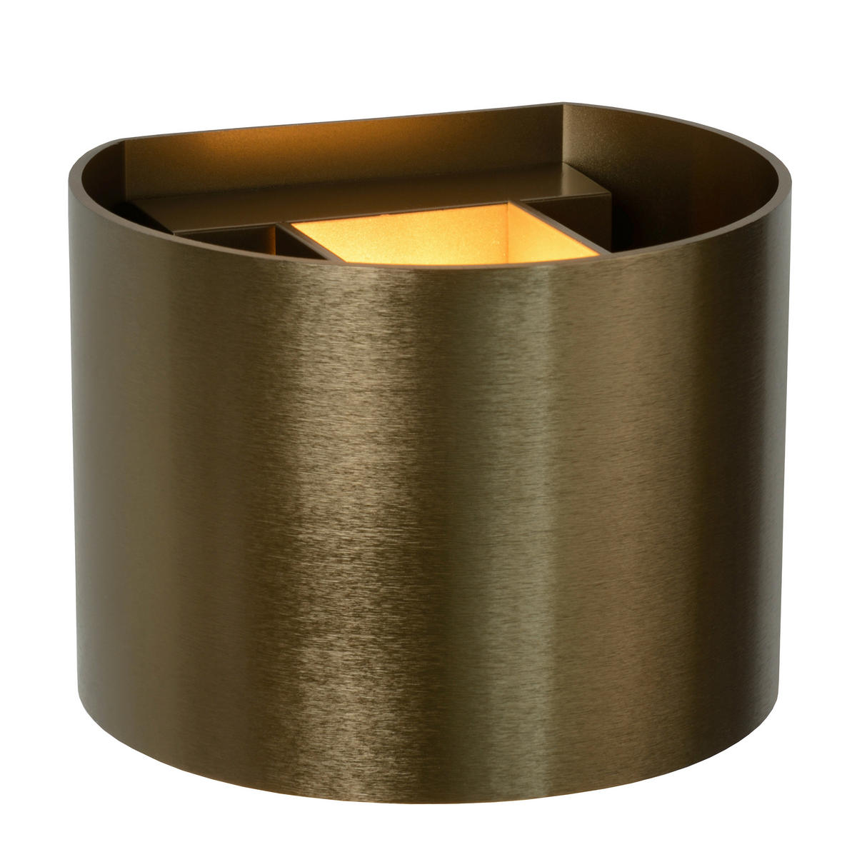 LED-WANDLEUCHTE 11/13/9.7 cm   - Cappuccino, Design, Metall (11/13/9.7cm) - Lucide