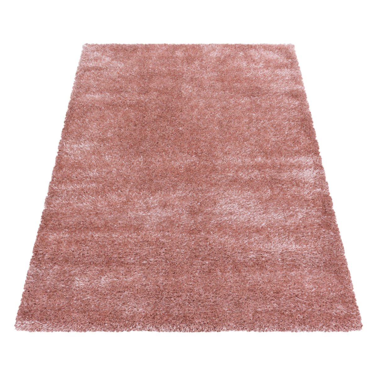 KOBEREC S VYSOKÝM VLASEM, 160/230 cm, růžová - růžová, Basics, textil (160/230cm) - Novel