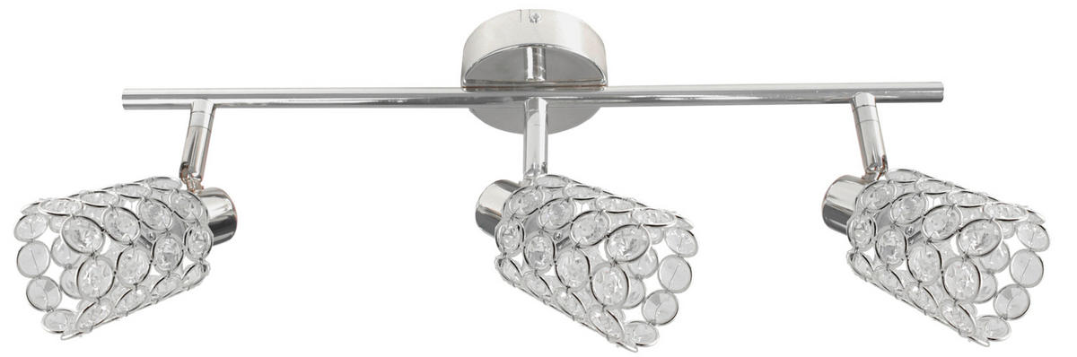 STRAHLER York 55/8/17 cm   - Chromfarben/Transparent, KONVENTIONELL, Glas/Metall (55/8/17cm)