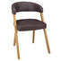 STUHL in Holz, Textil Dunkelbraun, Eichefarben - Eichefarben/Dunkelbraun, MODERN, Holz/Textil (56/81/66cm) - Venda STUHL in Holz, Textil Dunkelbraun, Eichefarben - Eichefarben/Dunkelbraun, MODERN, Holz/Textil (56/81/66cm) - Venda