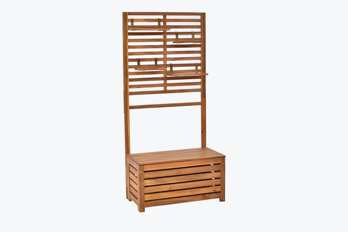 SICHTSCHUTZ - Akaziefarben, KONVENTIONELL, Holz (80/170/45cm) - Gardenson