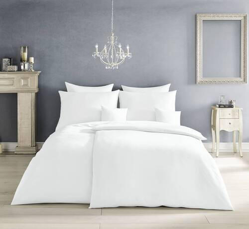 BETTWÄSCHE Satin 200/220 cm  - Weiß, Basics, Textil (200/220cm) - Fleuresse