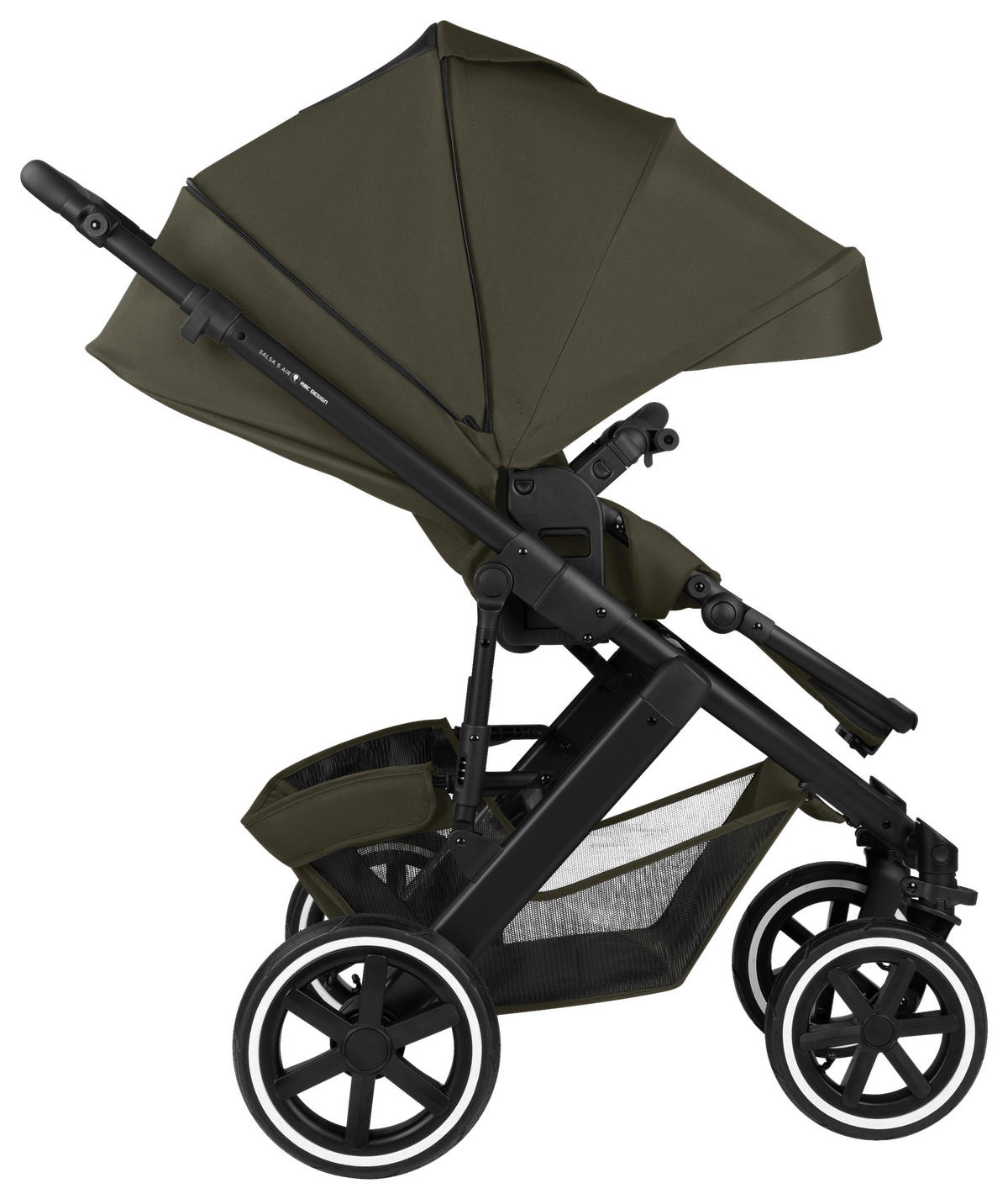 KINDERWAGEN  Salsa 5 Air  Canteen  - Graubraun, Basics (63/118/95.5cm) - ABC Design