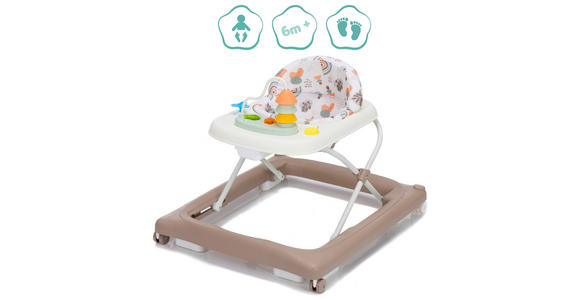 LAUFLERNWAGEN - Mokka, Basics, Kunststoff/Textil (59/68/57cm) - My Baby Lou