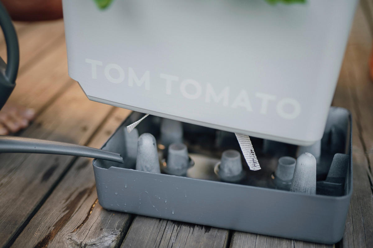 PFLANZENTOPF  TOM TOMATO  - Hellgrau, Basics, Kunststoff (34,7/135,4/27,7cm) - Gusta Garden