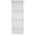 FERTIGVORHANG transparent  - Beige, KONVENTIONELL, Textil (140/245cm) - Esposa