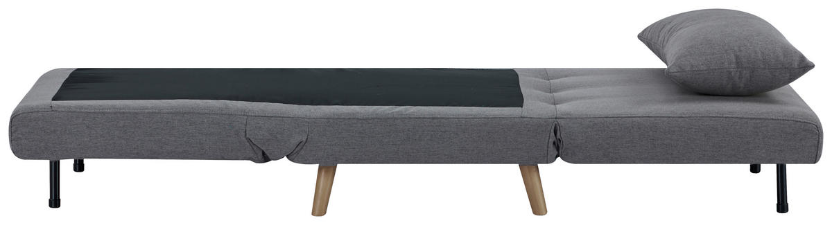 SCHLAFSESSEL Mikrofaser Dunkelgrau    - Dunkelgrau/Naturfarben, MODERN, Holz/Textil (77/81/90cm) - MID.YOU