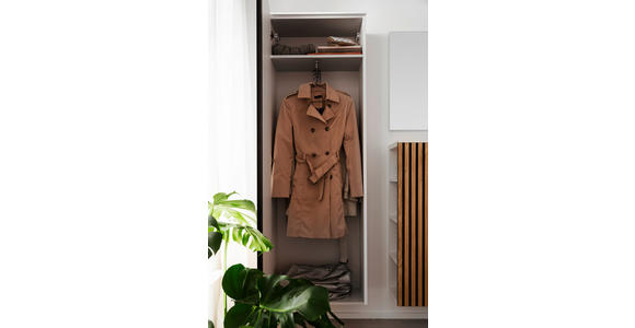 GARDEROBE 4-teilig  in 280/200/30 cm  - Eichefarben/Weiß, Design, Holz/Holzwerkstoff (280/200/30cm) - Moderano