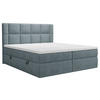 BOXBETT 180/200 cm  in Graublau  - Graublau/Schwarz, MODERN, Holz/Holzwerkstoff (180/200cm) - Boxxx
