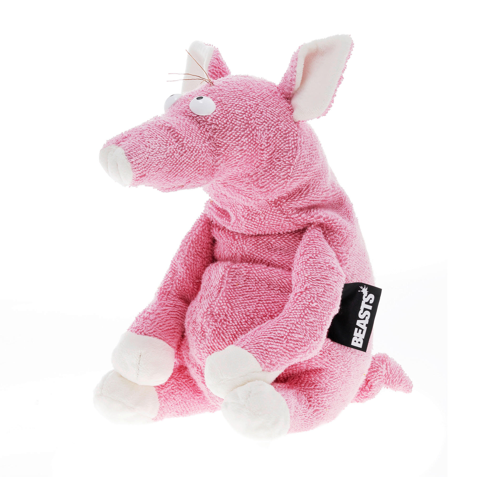 PLÜSCHTIER Beasts Town Karrieresau Schwein  - Rosa/Weiß, Basics, Textil (21/30/8cm) - Sigikid