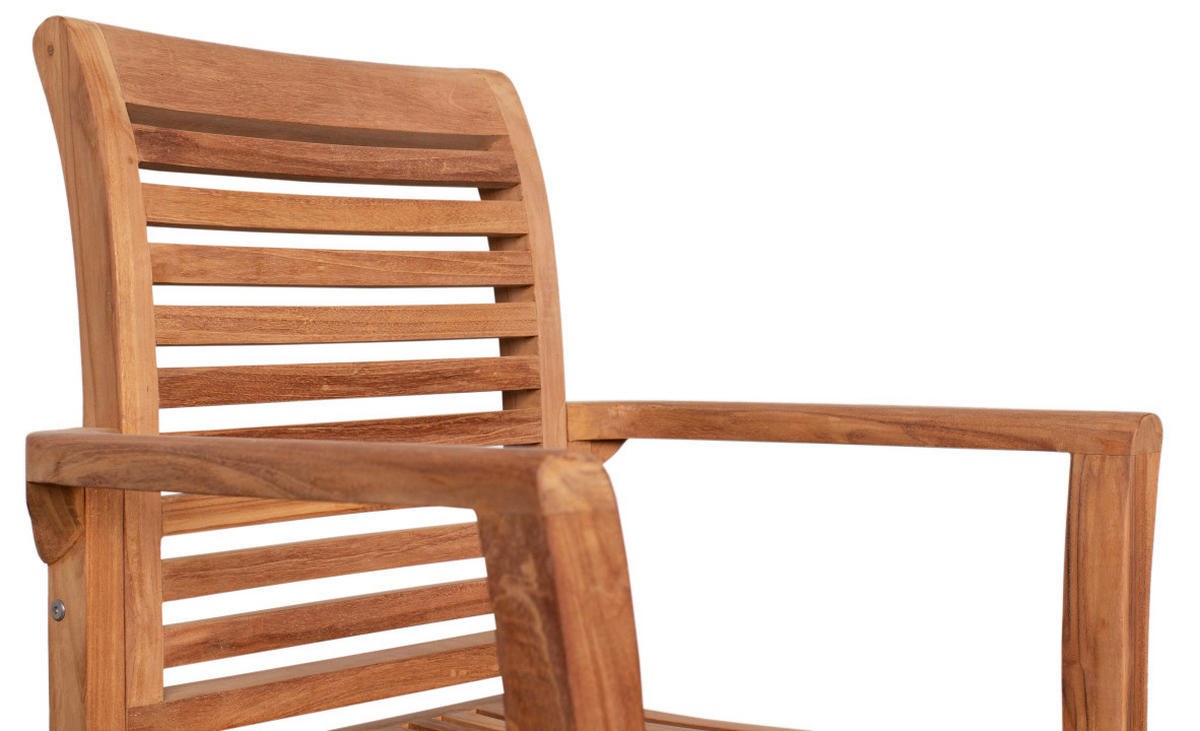 GARTENSESSEL Teakholz  - Basics, Holz (63/92/52cm) - Gardenson