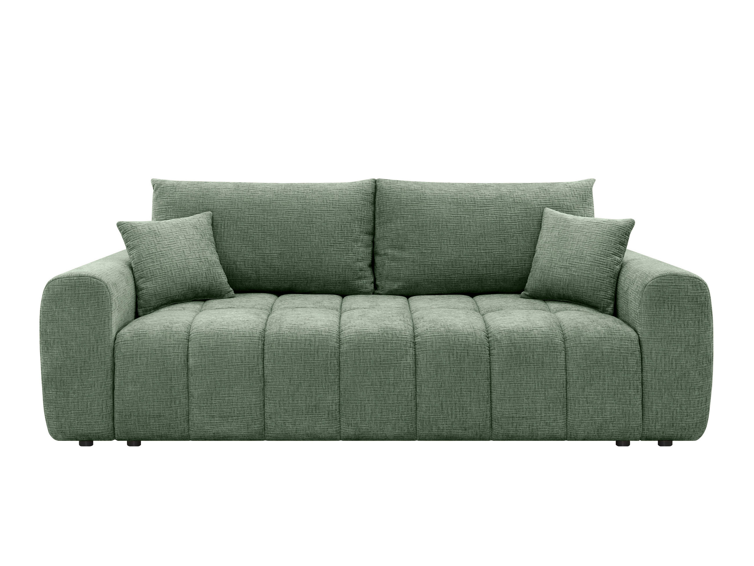 Mid.you Schlafsofa Grün 241x90x106 cm