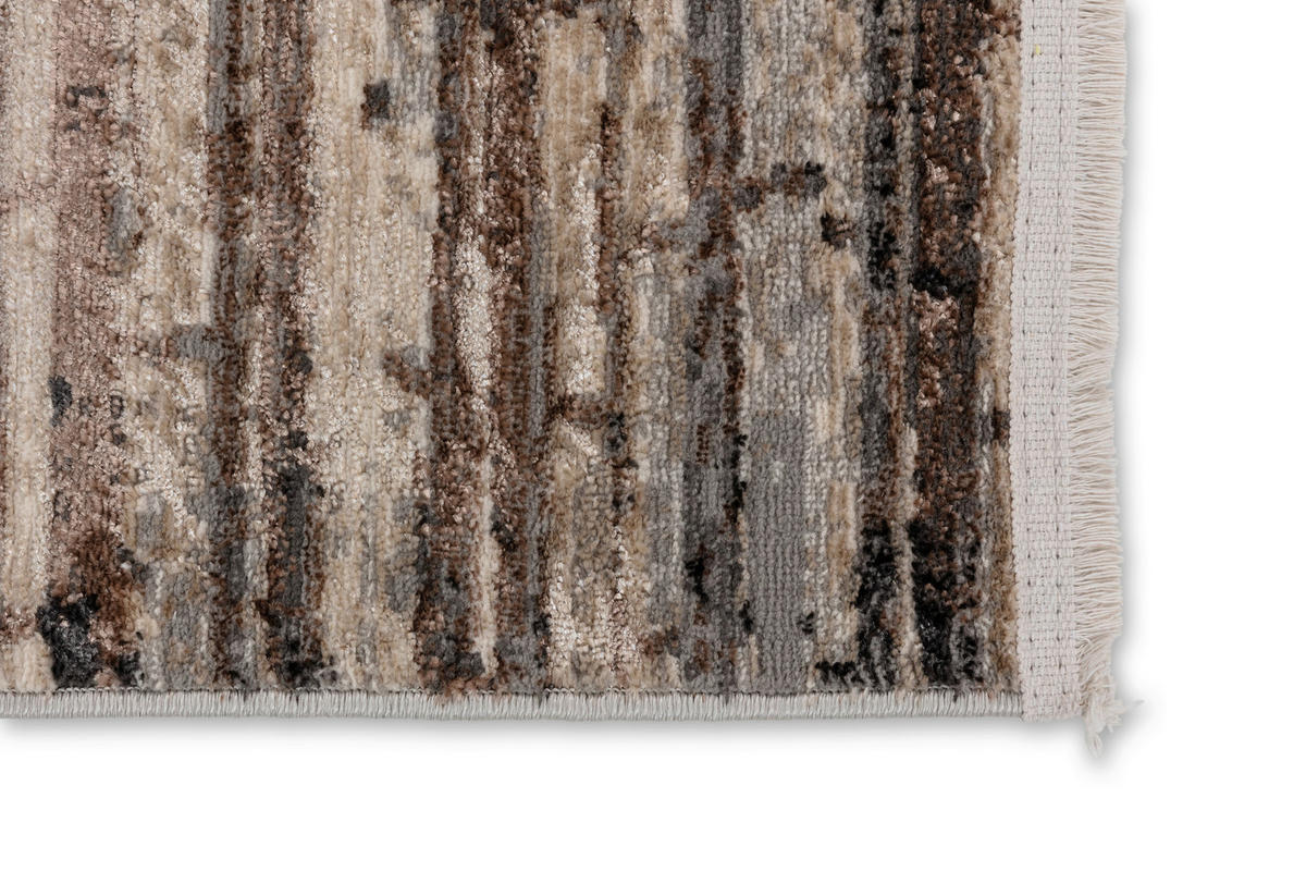 WEBTEPPICH Wohnzimmer 80/150 cm Castello Braun, Grau, Goldfarben rechteckig  - Goldfarben/Braun, Design, Textil (80/150cm) - Astra