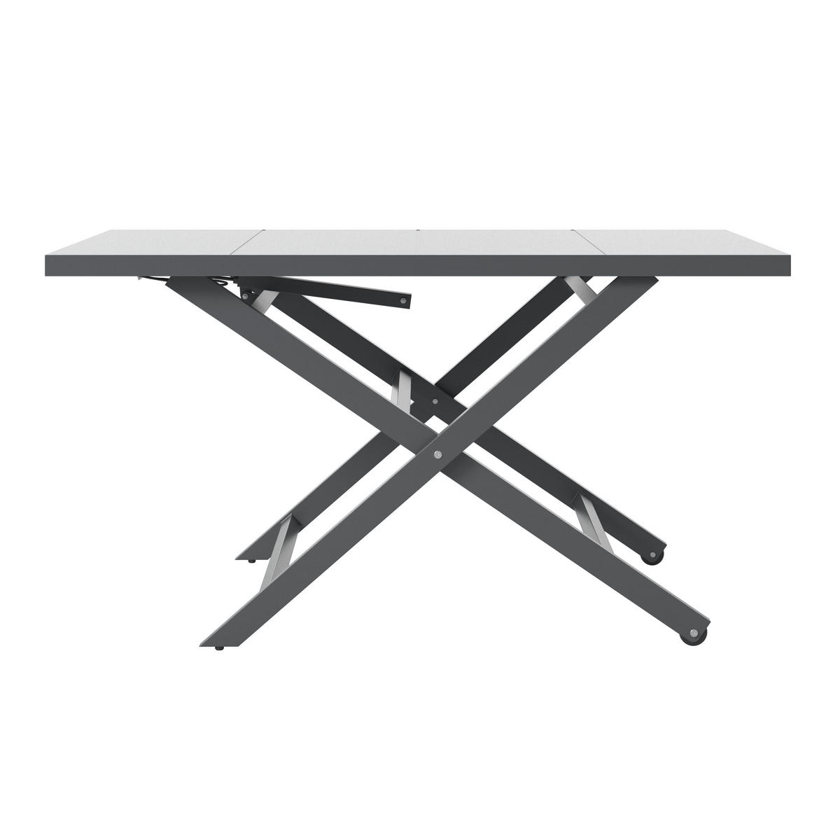 LOUNGE MIZA  - siva, Moderno, kovina (140/40-71/75cm) - Ambia Garden