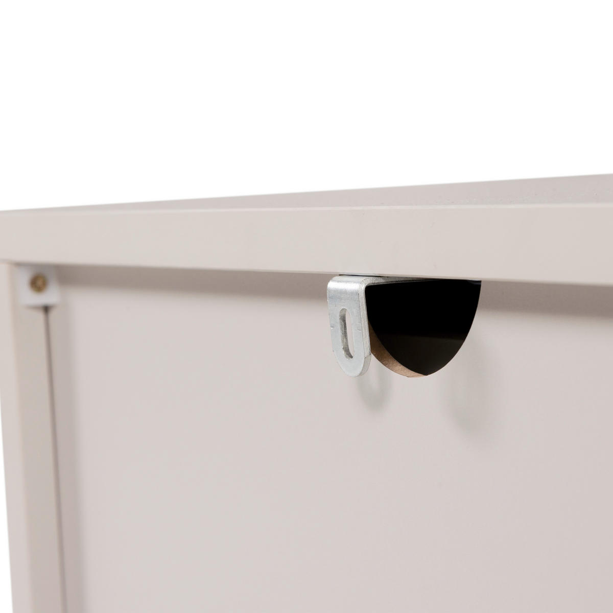 NACHTTISCH 45/51/42 cm  - Sandfarben, Design, Holzwerkstoff/Metall (45/51/42cm) - Livetastic