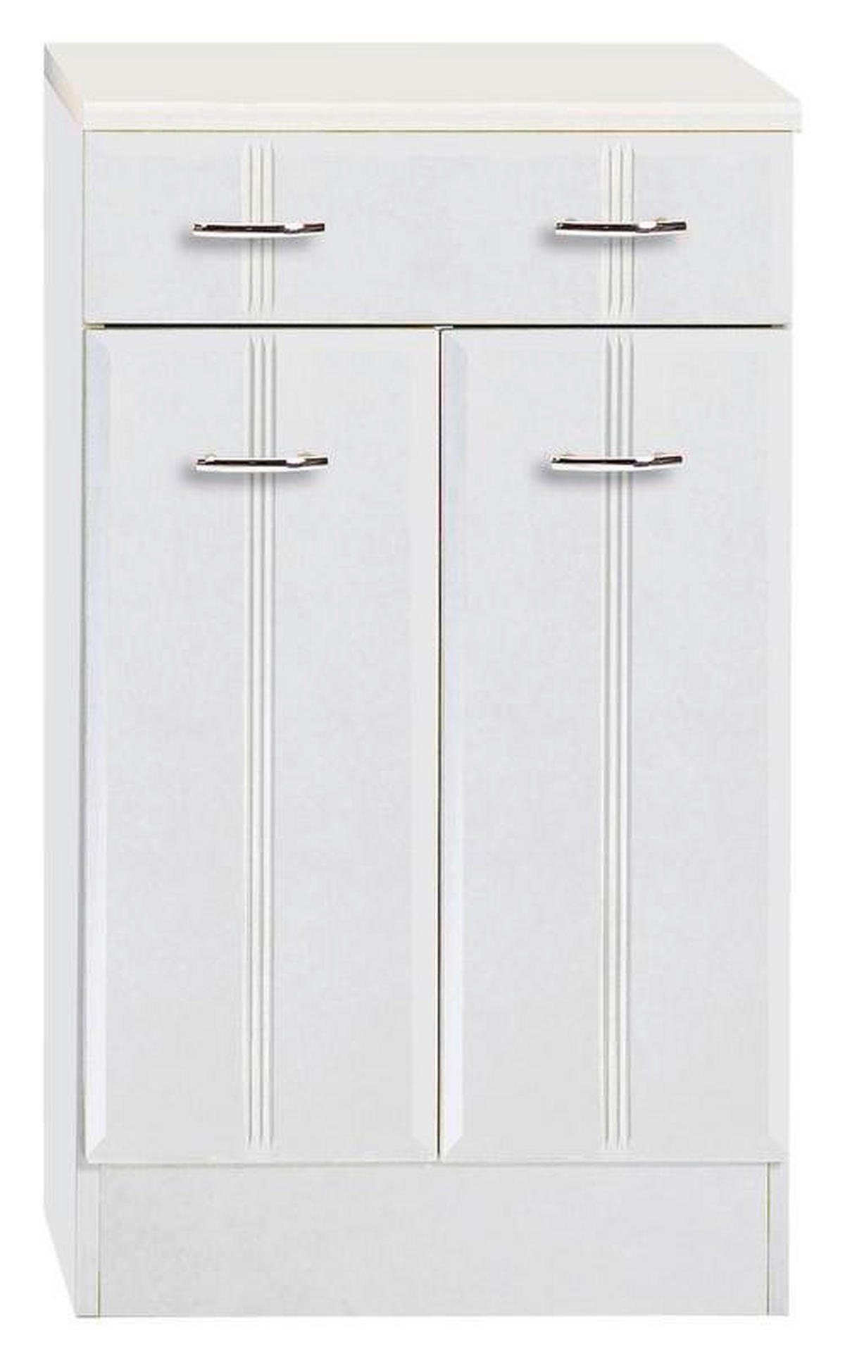 SPODNÍ SKŘÍŇKA, bílá, 50/84/35 cm - bílá/barvy chromu, Konvenční, kompozitní dřevo/plast (50/84/35cm) - Held