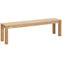 SITZBANK in Holz Kernbuche  - Kernbuche, Natur, Holz (180/45/35cm) - Livetastic