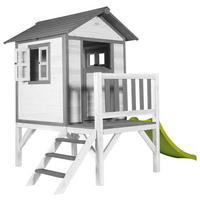 SPIELHAUS LODGE XL  - Weiß/Grau, KONVENTIONELL, Holz (167/240/189cm) - Ambia Garden