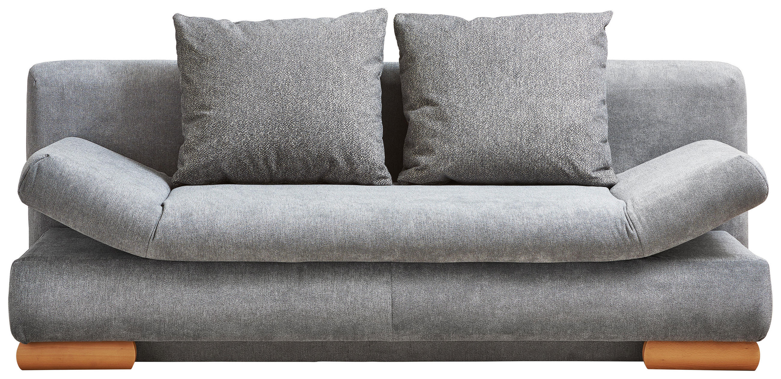 SOFA LEŽAJ siva  - siva, Dizajnerski, tekstil/drvo (200/87/93cm) - Venda