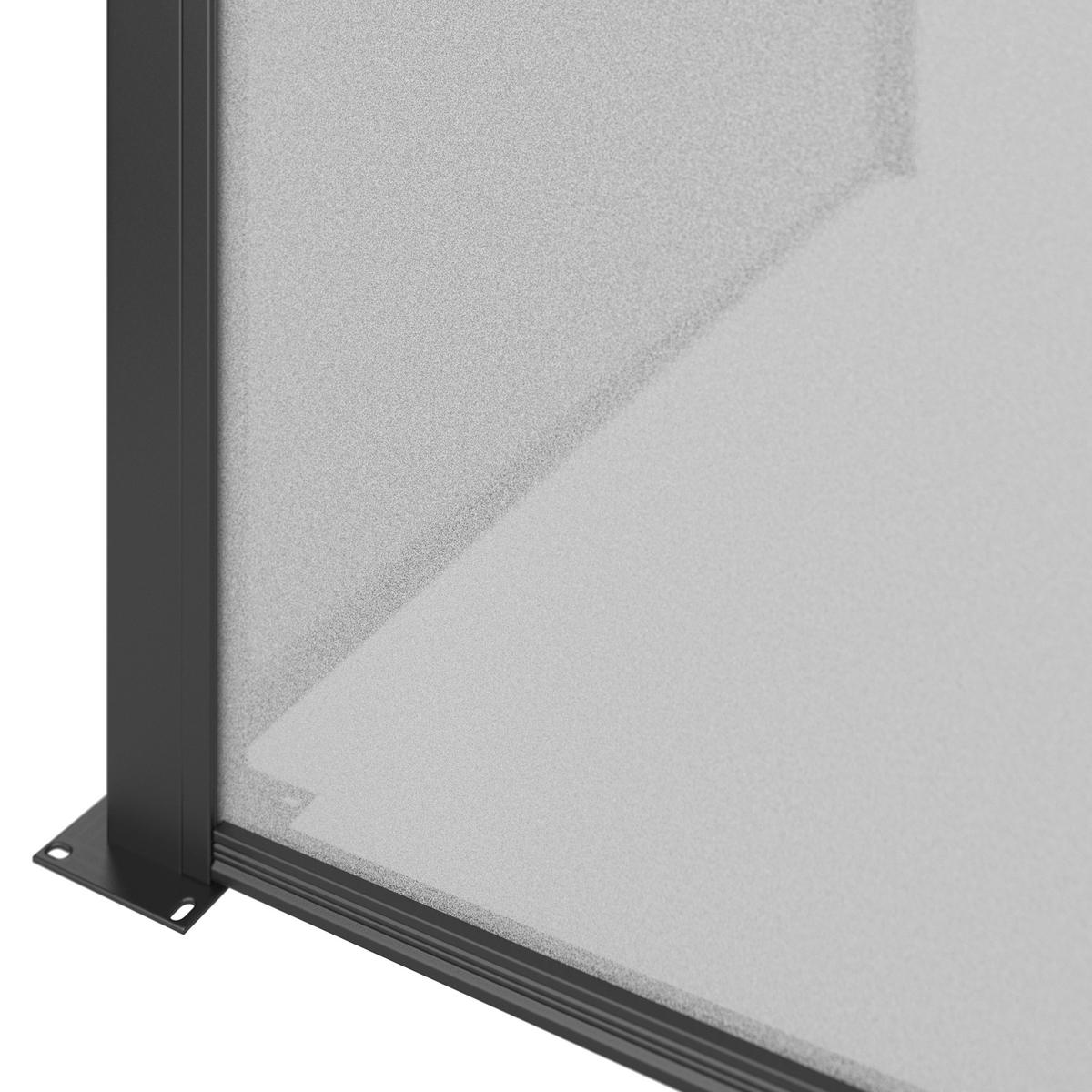 PAVILLON 396/231/299 cm Aluminium  - Anthrazit/Grau, Design, Textil/Metall (396/231/299cm) - Amatio