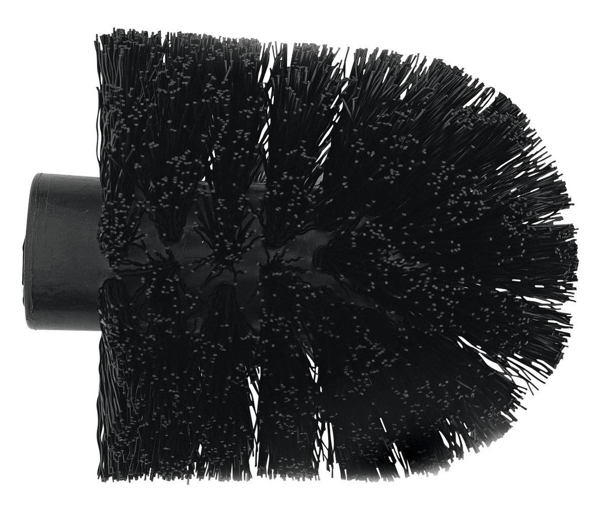ERSATZBÜRSTENKOPF in   Kunststoff  - Schwarz, Basics, Kunststoff (7,5cm) - Sadena