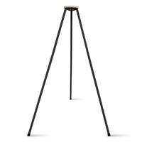 FEDERWIEGENGESTELL  Anthrazit  - Anthrazit, Basics, Metall (135/194/135cm) - SCHMUSEWOLKE