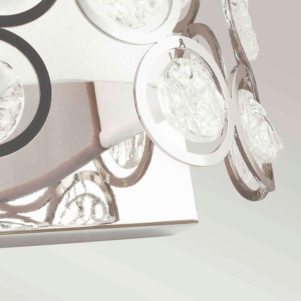 WANDLEUCHTE - Nickelfarben, Konventionell, Metall (19.1/33/15.2cm) - Elstead Lighting