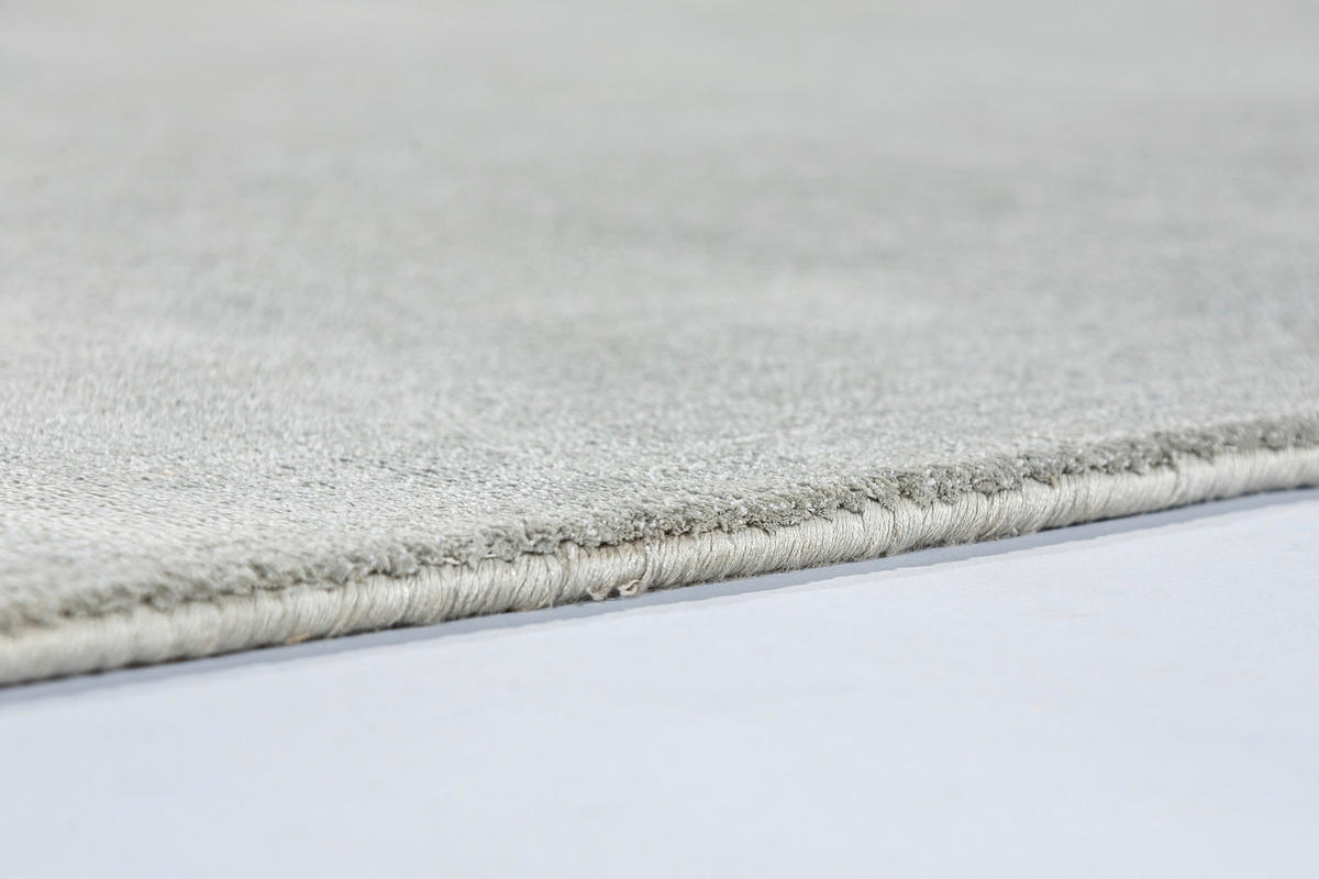 HANDWEBTEPPICH 140/200 cm Aura Silberfarben  - Silberfarben, KONVENTIONELL, Textil (140/200cm) - Schöner Wohnen