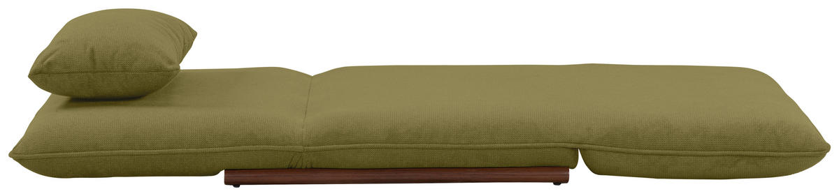 SESSEL in Samt Grün, Dunkelbraun  - Dunkelbraun/Grün, Design, Textil/Metall (93/97/80cm) - MID.YOU