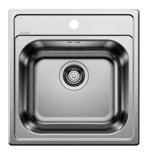 SPÜLE 525322  - Edelstahlfarben, Basics, Metall (48/15,8/50cm) - Blanco